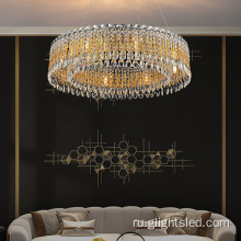 K9 crystal 3000k гостиница круглая подвесная светодиодная люстра